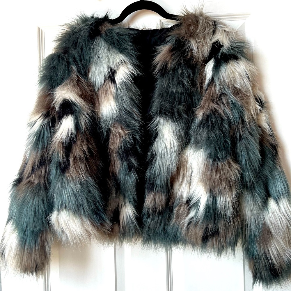 FLUFFY Faux Fur Jacket
